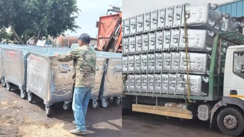 وادي الليل .. البلدية تدعم منظومة النظافة باقتناء 164 حاوية حديدية 