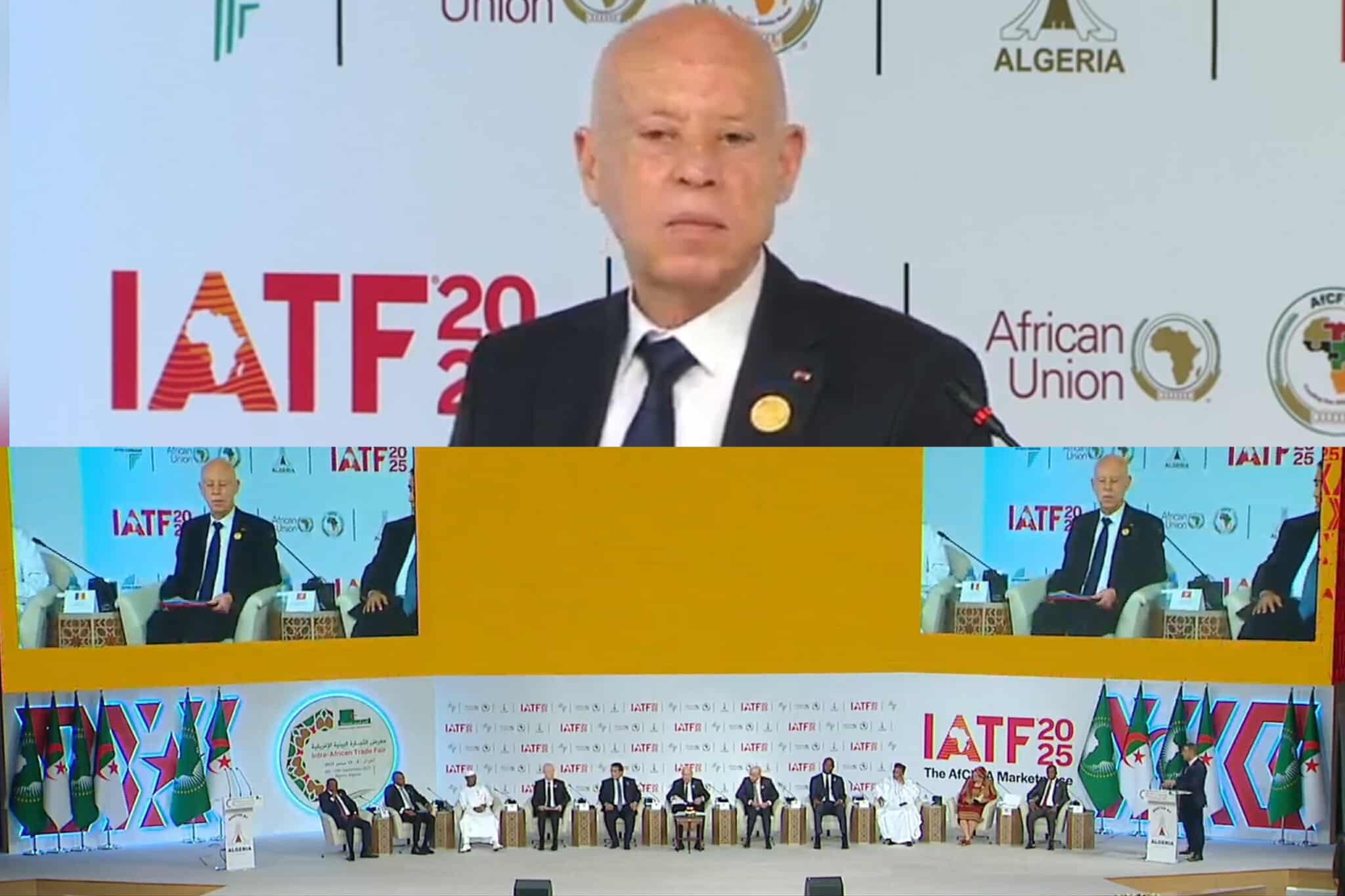 رئيس الجمهورية من الجزائر:  " إفريقيا للافارقة نتعاون مع الآخرين بناء على مصالحنا ولا وجود لترتيب تفاضلي للدول"