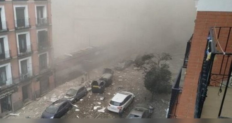 21 مصابا 3 منهم بجروح خطيرة في انفجار في مدريد