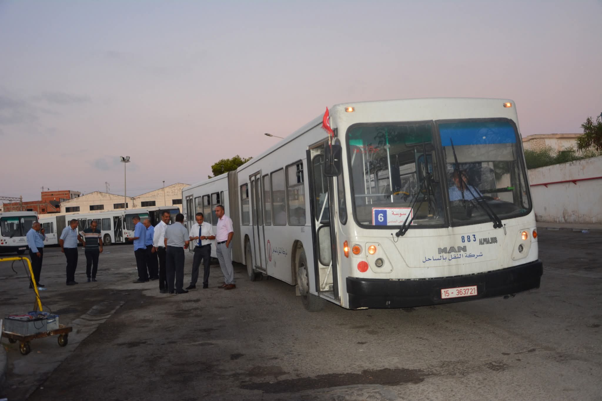 شركة النقل بالساحل 60% نسبة جاهزية الأسطول في انتظار تعزيزه بـ 32 حافلة 