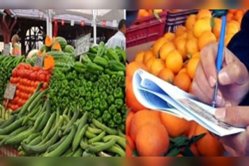 العاصمة.. المراقبة الاقتصادية تحجز 55.5 طنا من الخضر والغلال ببرج شاكير والحرايرية