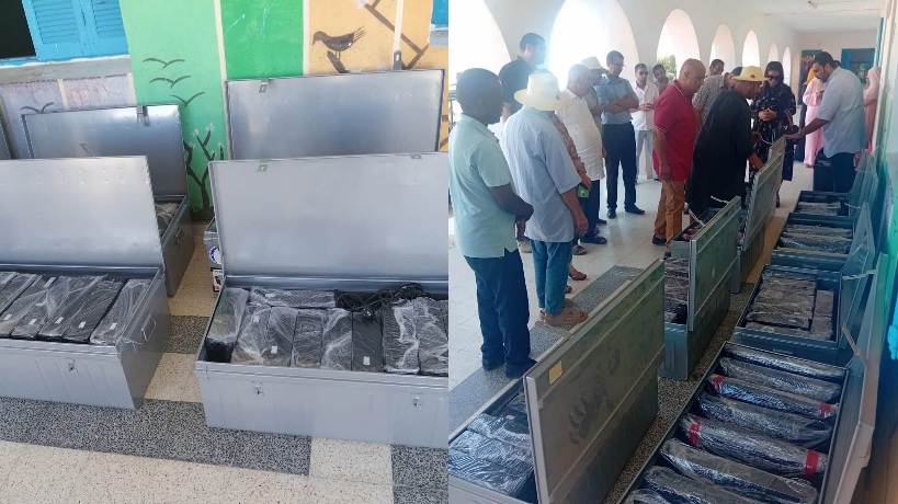 جربة.. مؤسسات تربوية تستفيد بحواسيب بمبادرة من ابناء الجزيرة من الداخل والخارج 