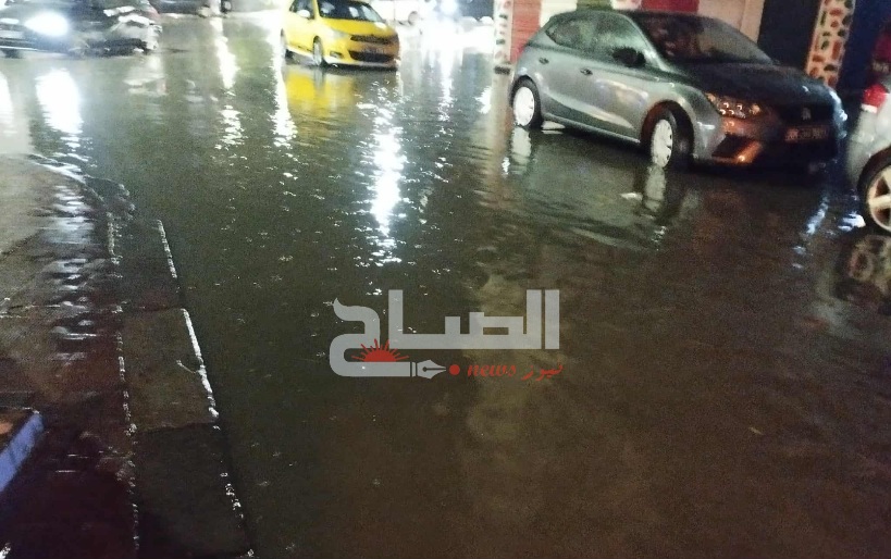 بنزرت.. شلل مروري بسبب الأمطار