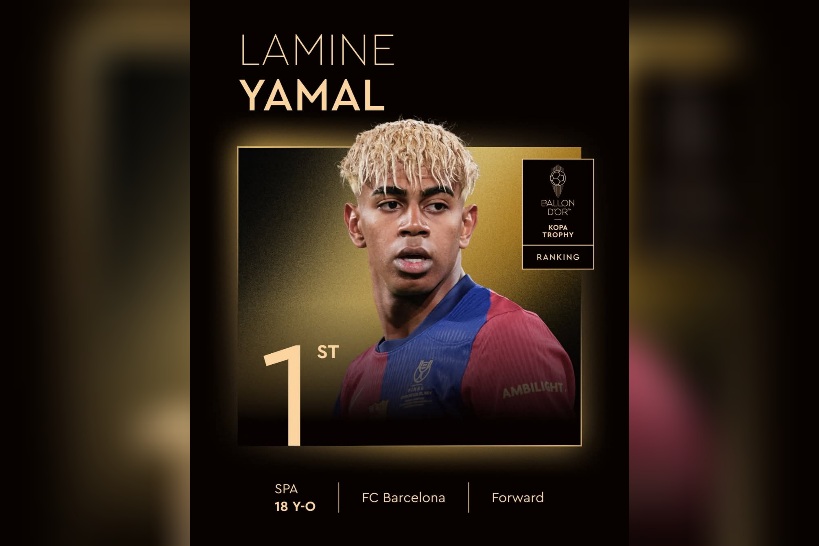 جوائز الكرة الذهبية.. لامين يامال أفضل لاعب لأقل من 21 عاما