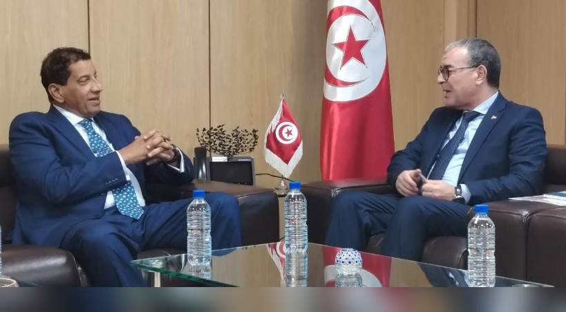  وزير الإقتصاد والرئيس التنفيذي لمجموعة "عربي القابضة" يتباحثان آفاق تعزيز استثمارات المجموعة في تونس