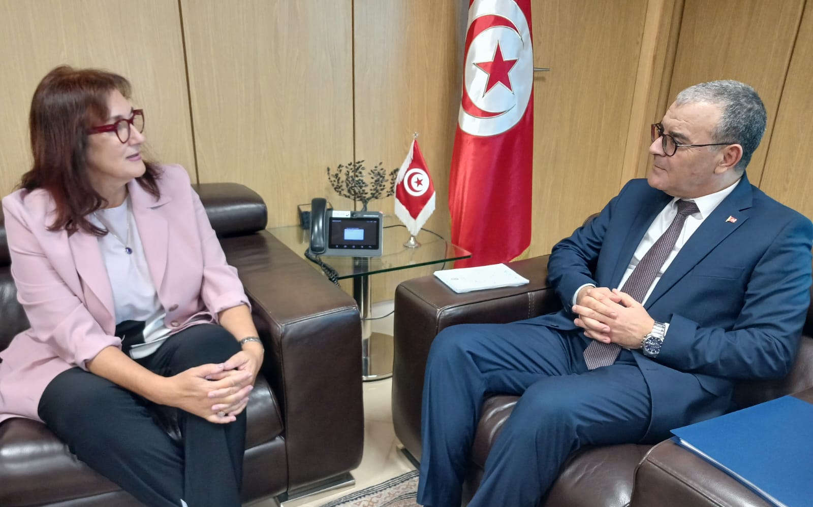 دعم الشراكة والتعاون الثنائي محور لقاء وزير الإقتصاد بالمفوضة الأوروبية لشؤون المتوسط