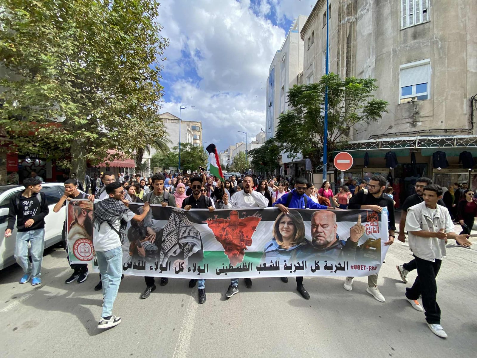 بنزرت..تحركات طلابية نصرة للقضية الفلسطينية
