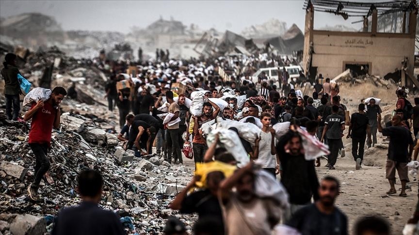 الأمم المتحدة تبدأ الأحد توزيع المساعدات بغزة