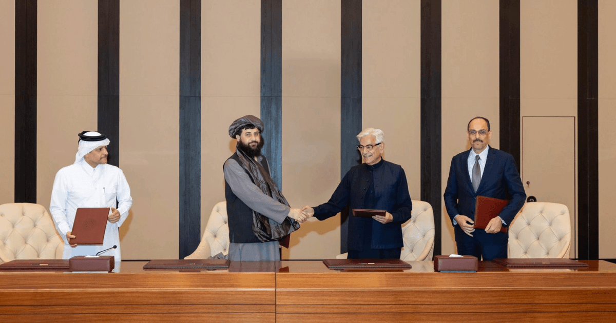 اتفاق باكستاني أفغاني بالدوحة على وقف فوري لإطلاق النار