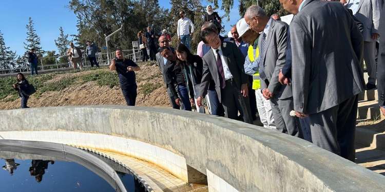 باجة.. وزير البيئة وسفير اليابان بتونس يدشنان محطة تطهير بالمعالجة الثلاثية بمجاز الباب 