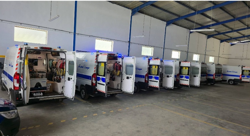 تدعيم عدد من وحدات الطب الاستعجالي بسيارات إسعاف