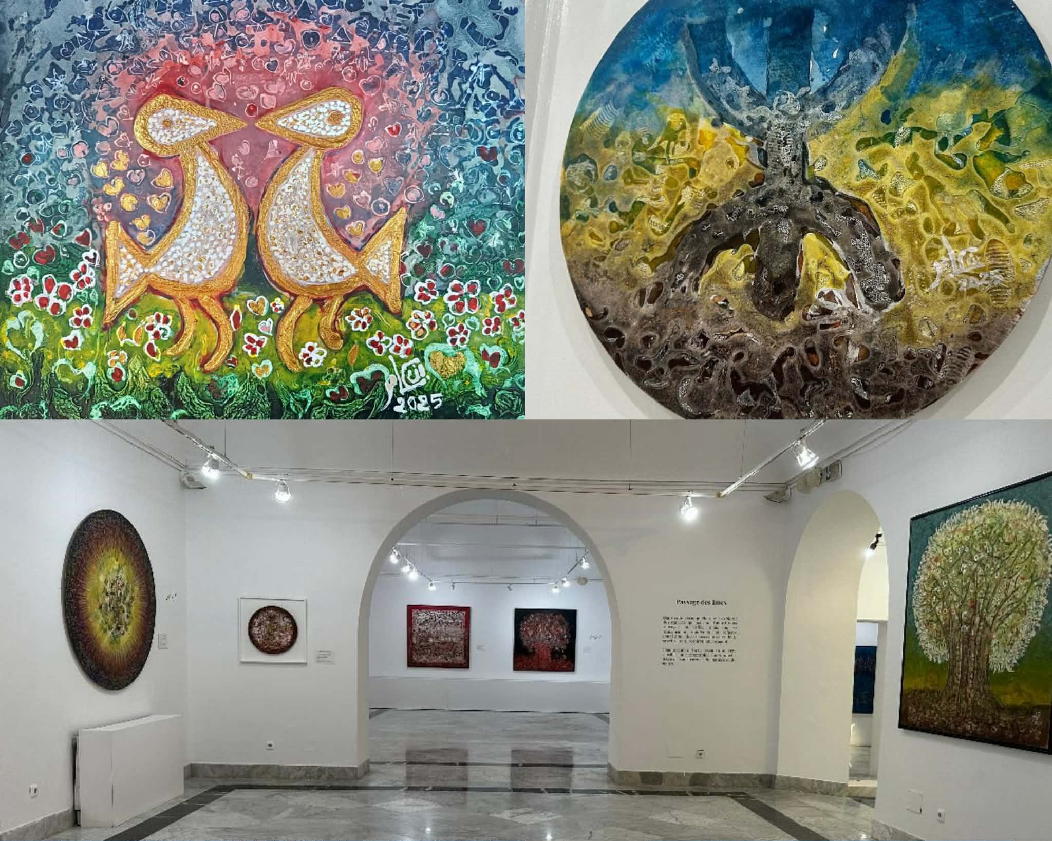 ريبورتاج:   معرض «الأرض الروحية» بقصر خير الدين..   رحلة الفنان التشكيلي سامي بن عامر في إعادة اكتشاف المعنى