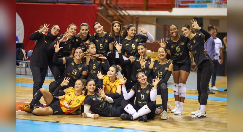 البطولة العربية للكرة الطائرة سيدات: الترجي يفوز على الرواد السوري 