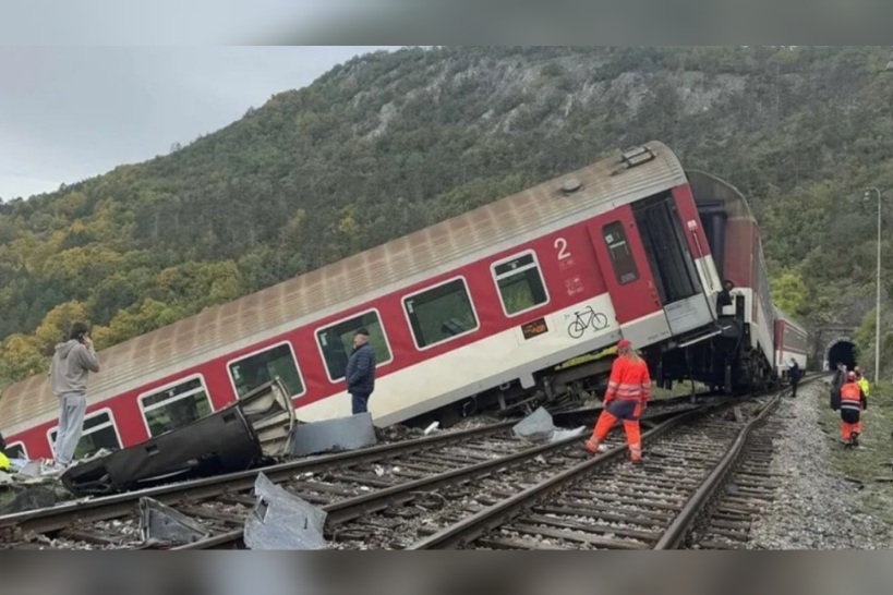 تصادم بين قطارين في سلوفاكيا وأنباء عن وقوع إصابات