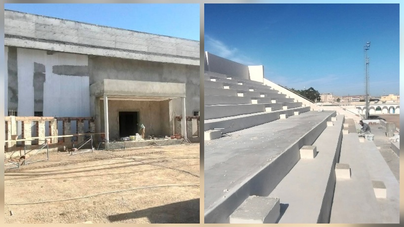  بوحجلة.. أشغال مدارج الملعب البلدي تقترب من خط النهاية بنسبة إنجاز 90%