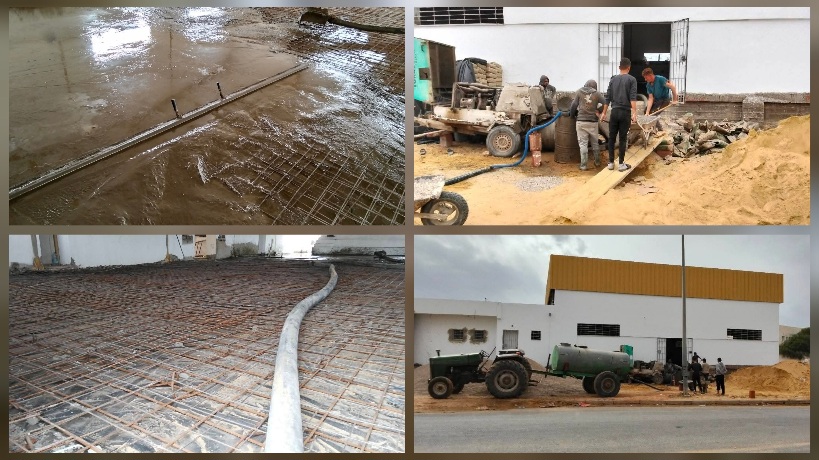 الشراردة.. تقدم أشغال ملعب قاعة الألعاب الفردية بنسبة 90٪ 