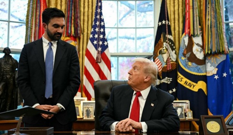 بعد تبادل "انتقادات لاذعة".. ترامب يستقبل ممداني "بحرارة"