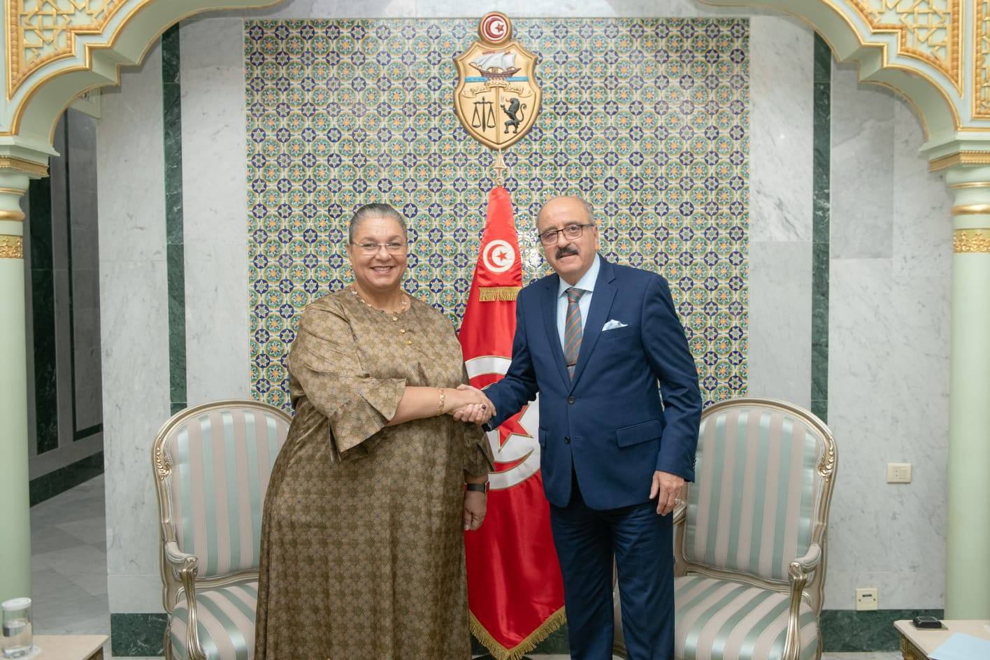 التشاور حول مستجدات المسار السياسي الليبي محور لقاء النّفطي مع رئيسة بعثة الأمم المتحدة للدّعم في ليبيا