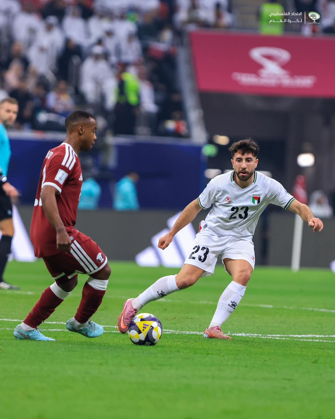 كأس العرب.. المنتخب الفلسطيني يطيح بالمنتخب القطري 