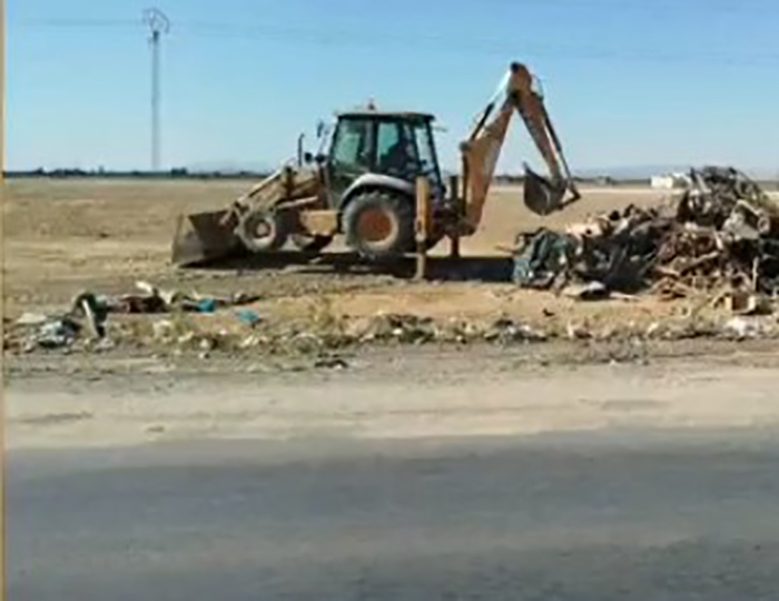 القيروان..إزالة أكشاك "الطابونة" الشاغرة على الطريق الحزامية