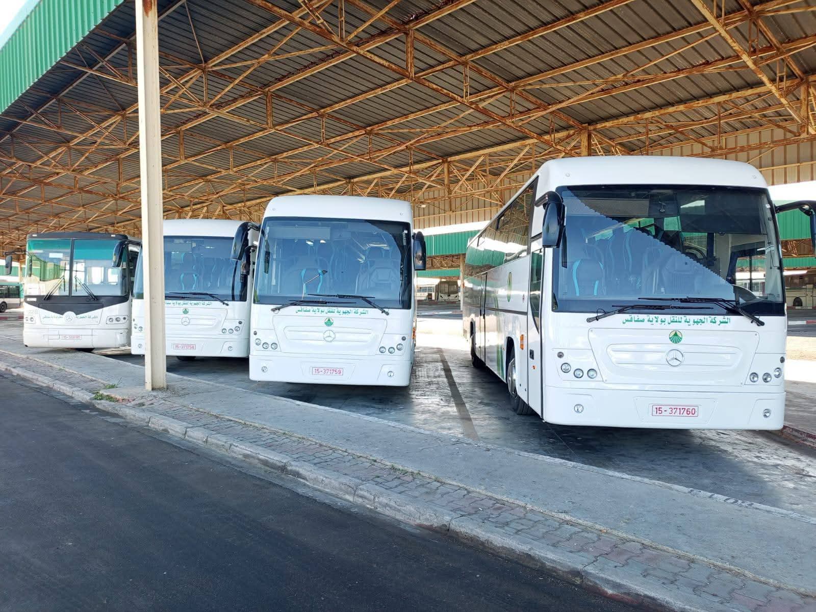 الشركة الجهوية للنّقل بصفاقس تتسلم حافلات رفاهة 