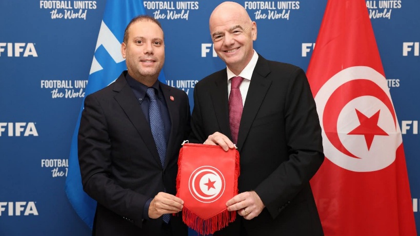 جنيح وشمام يمثلان تونس في قرعة المونديال 