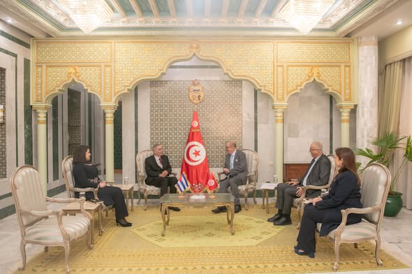 وزير الخارجية يتسلم نسخة من أوراق اعتماد سفير كوبا الجديد لدى تونس