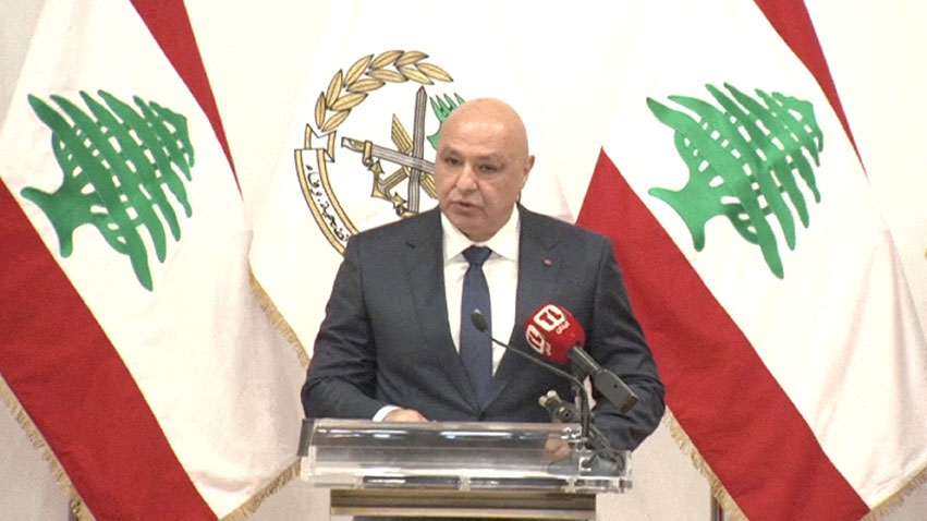 الرئيس اللبناني: تطور العلاقات مع سوريا "بطيء".. وجاهزون لترسيم الحدود