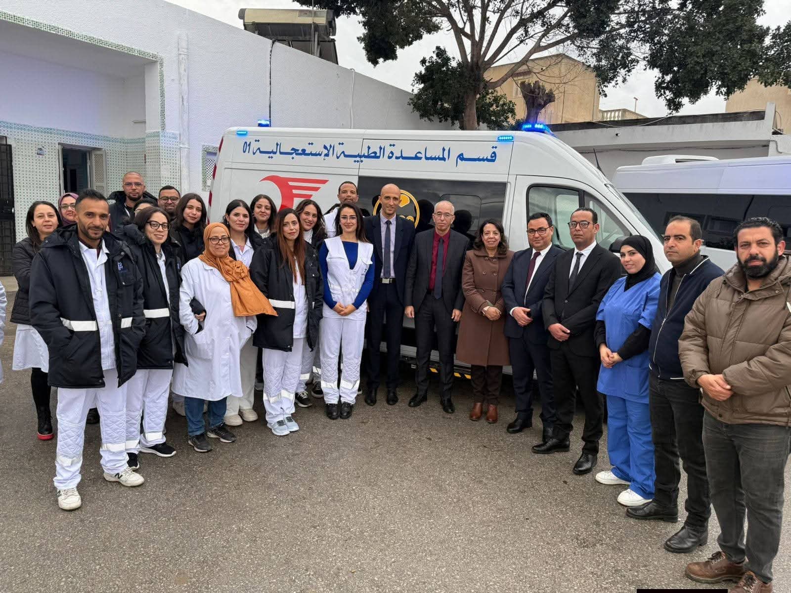 تعزيز مستشفى قرمبالية بوحدة إسعاف وانعاش متنقلة