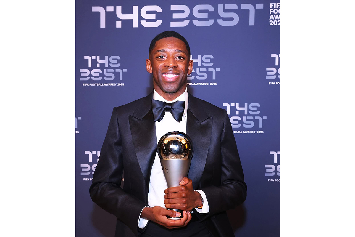 جوائز الفيفا: عثمان ديمبيلي "الأفضل" في العالم 