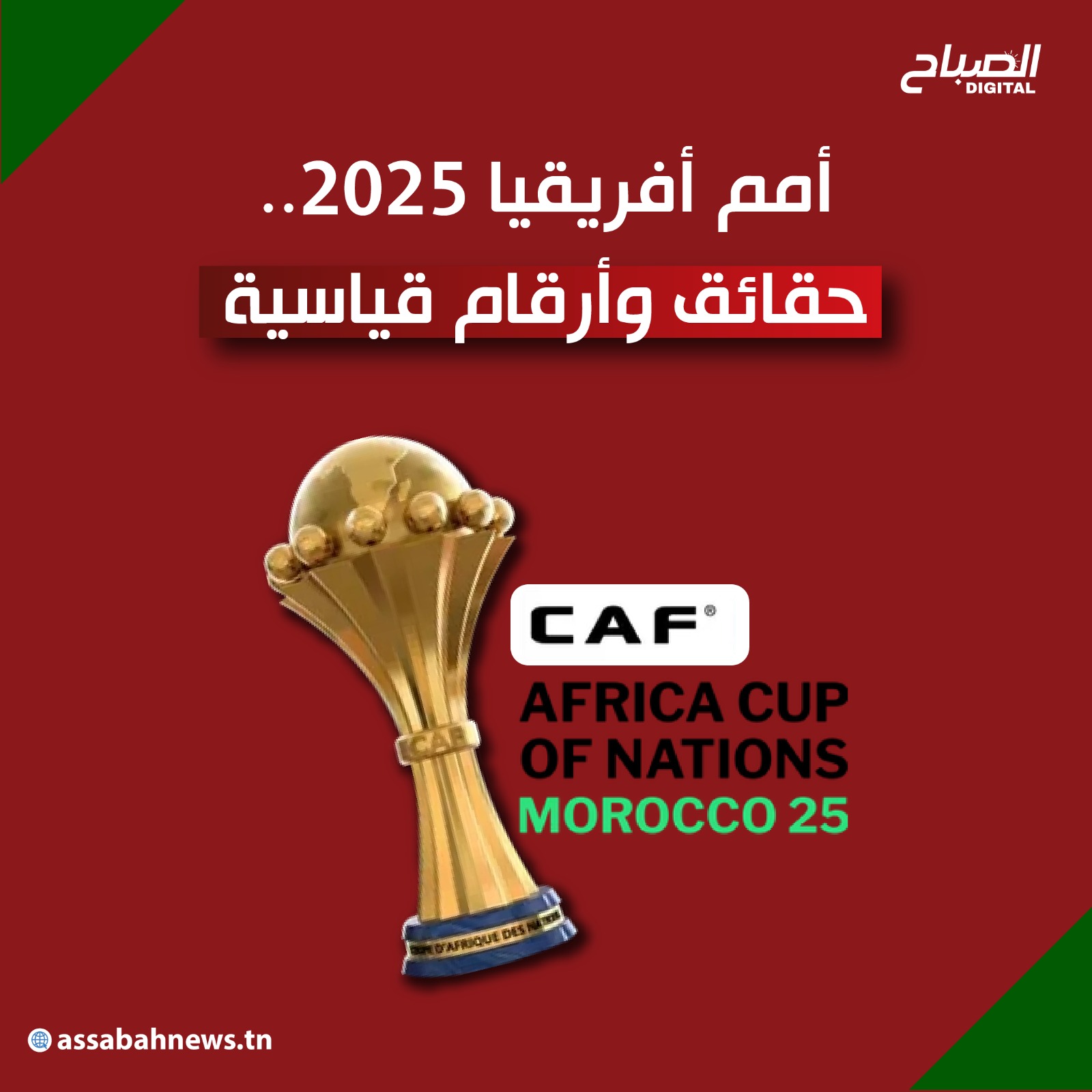 🔴أنفوغراف|| كأس أمم إفريقيا 2025.. أرقام عن أعرق بطولات القارة السمراء