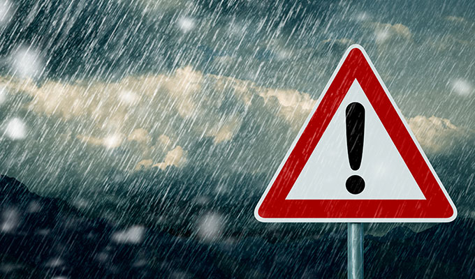 الأحوال الجوية: وضع ولايات تونس الكبرى ونابل وزغوان وسوسة تحت اليقظة البرتقالية