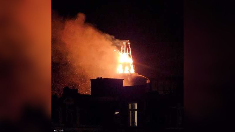  هولندا.. حريق يُدمّر كنيسة عمرها نحو 150 عاما