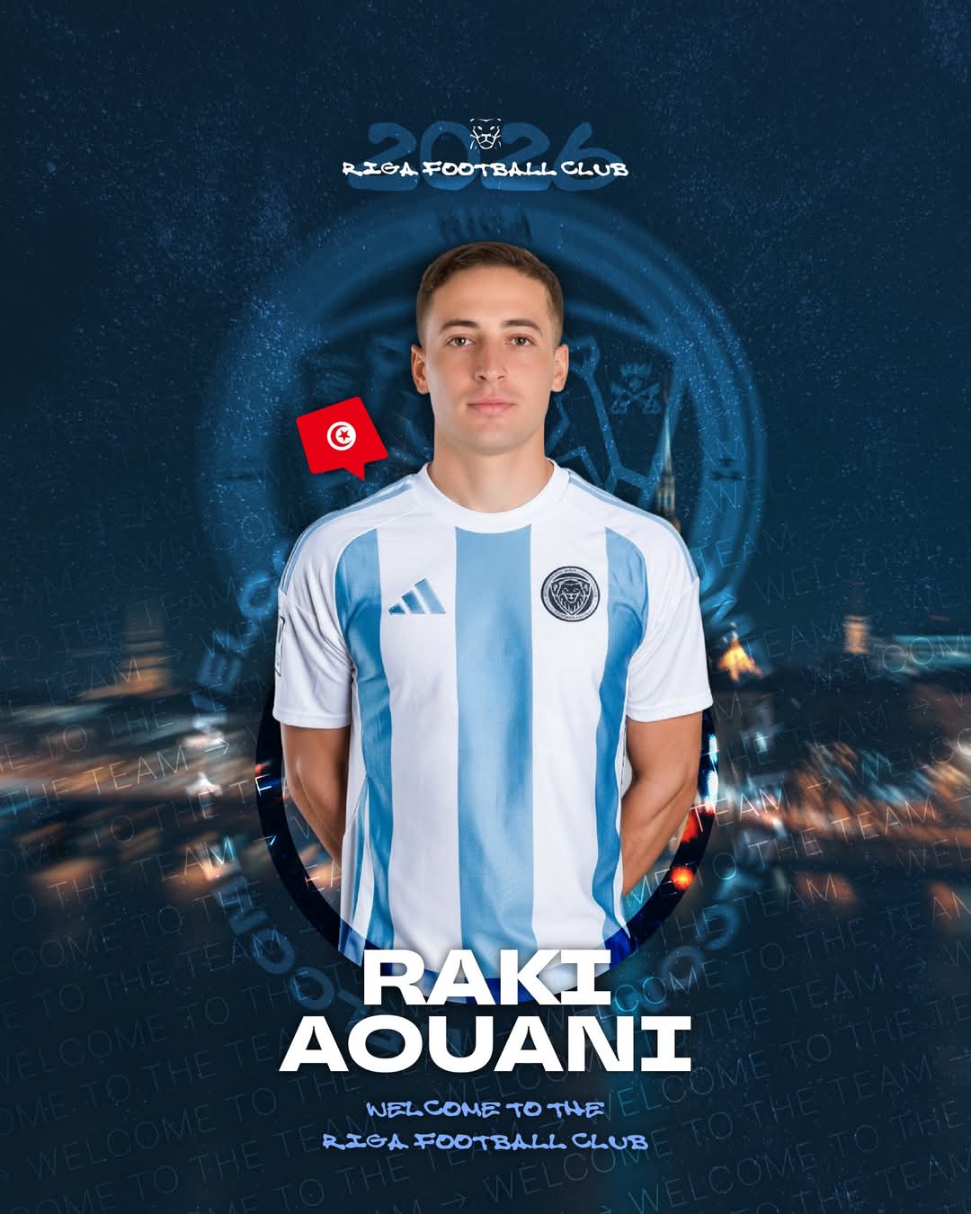 راقي العواني في البطولة اللاتفية 