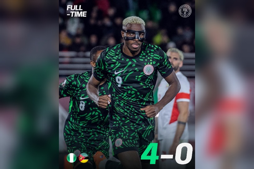 كأس افريقيا للأمم.. نيجيريا تسحق موزمبيق و تترشح إلى ربع النهائي