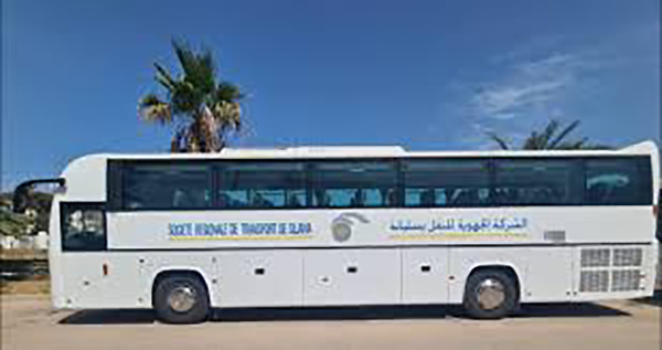 شركة النقل بسليانة تعزز أسطولها بحافلات جديدة