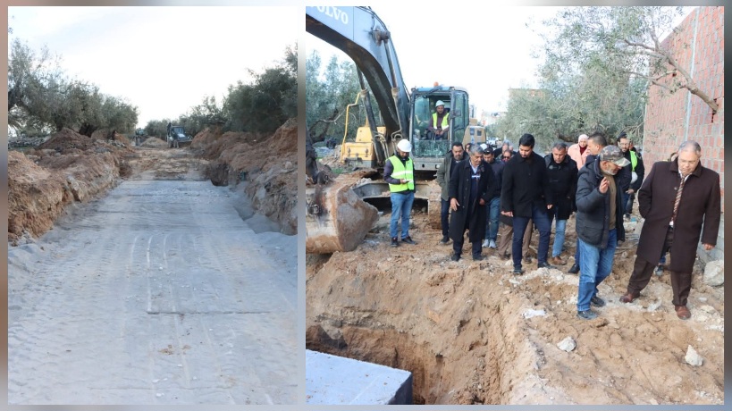 المنستير.. تقدم أشغال مشروع حماية مدينتي بنّان وقصيبة المديوني من الفيضانات بنسبة 89%