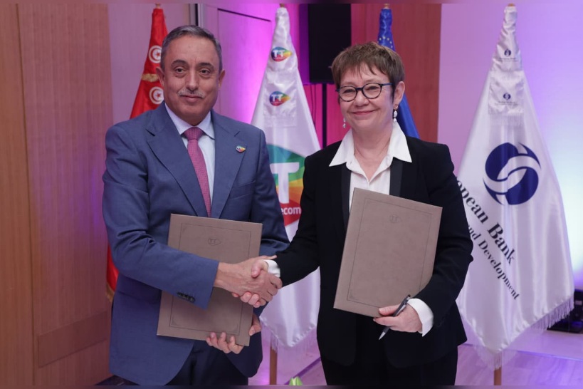 شراكة استراتيجية ومبتكرة بين اتصالات تونس والبنك الأوروبي لإعادة الإعمار والتنمية لتعزيز البنية التحتية الرقمية في تونس