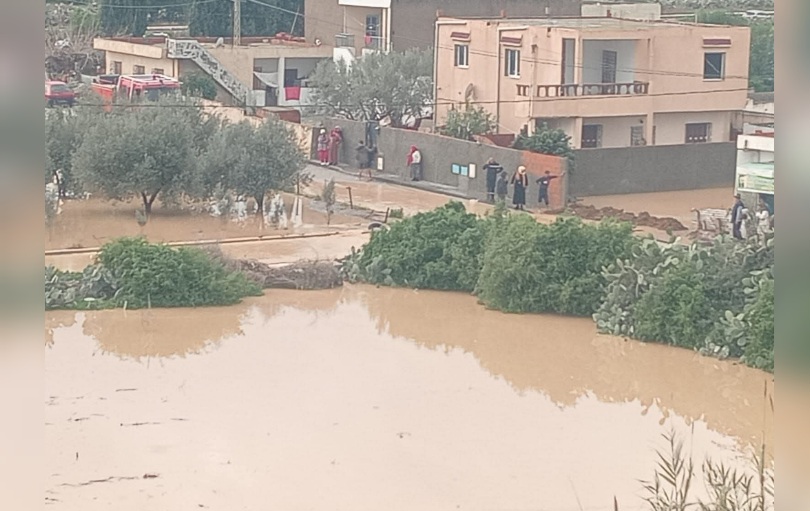 نابل.. انقطاع عدد من الطرقات بسبب ارتفاع منسوب المياه 