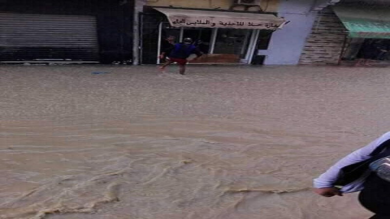  بسبب ارتفاع منسوب المياه.. تواصل غلق الطريق الرابطة بين بني خلاد وقرمبالية