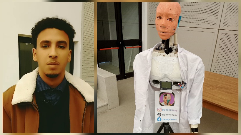  على هامش الدورة الرابعة للمسابقة الوطنية للروبوتيك بالقيروان.. "الصباح نيوز" تلتقي التلميذ لؤي نصري مبتكر روبوت ذكي إنساني