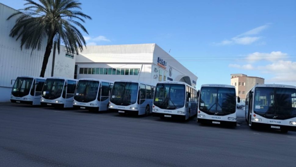 الشركة الجهوية للنقل ببنزرت تتسلم 7 حافلات جديدة 