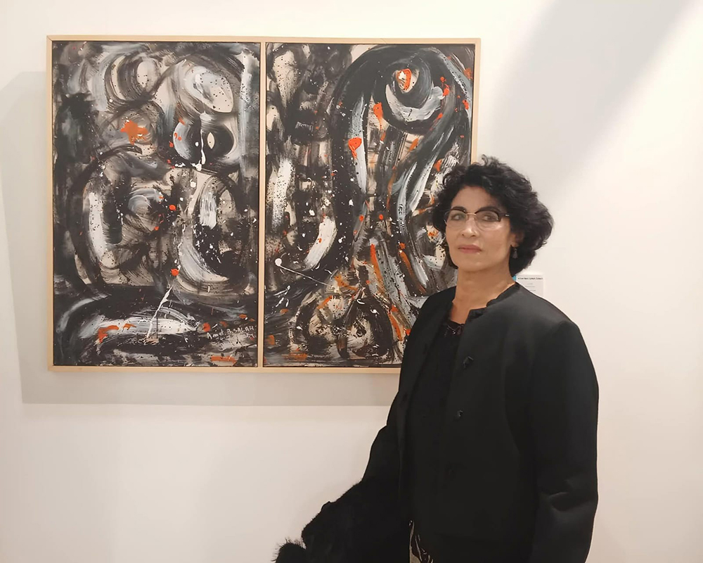 "تشاحن" و"ثنائية" للتشكيلية آمال بن صالح تنتقد الواقع وتستفز الوعي الجماعي