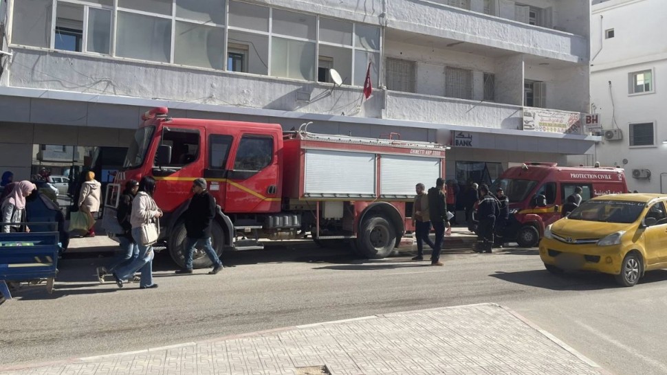 قفصة.. اندلاع حريق بأحد الفروع البنكية