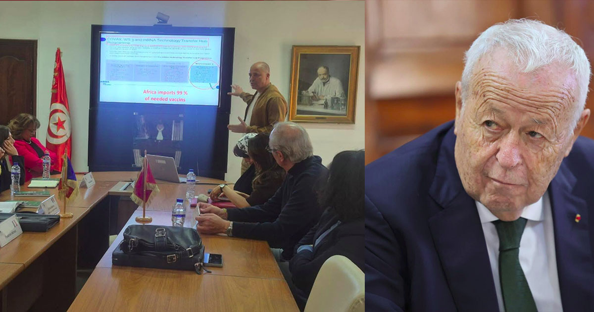 زيارة آلان ميريو لمعهد باستور تونس.. دعم مخابر السلامة البيولوجية P3 والتزام بإنجاز مخبر P2