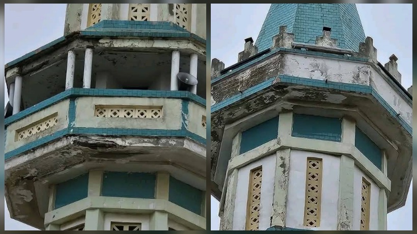 منزل بورقيبة.. مئذنة الجامع الكبير في حاجة عاجلة إلى الترميم