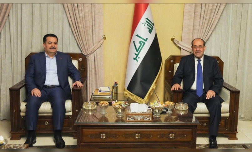  السوداني والمالكي يبحثان جهود التوصل لاتفاق اختيار رئيس العراق