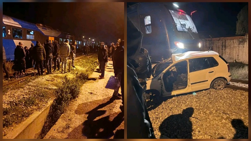  بوعرقوب.. قطار يصدم سيارة