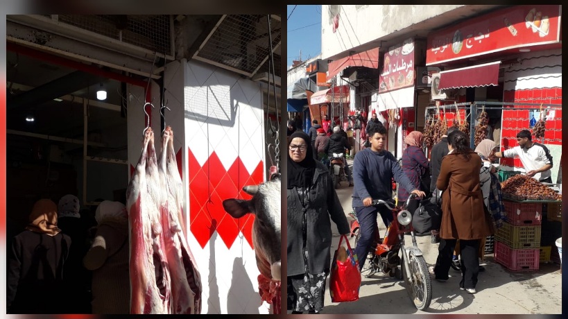 طبربة/منوبة.. حركية تجارية غير معتادة يوم قبل حلول رمضان