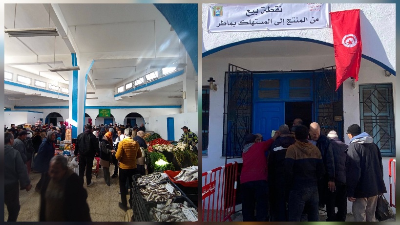 ماطر.. إقبال محترم على نقطة البيع من  المنتج إلى المستهلك